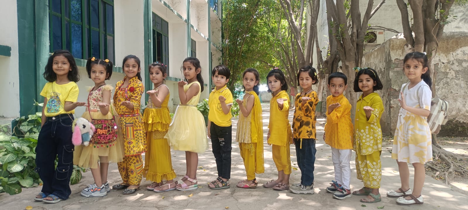 JPIS Yellow Day celebration moment