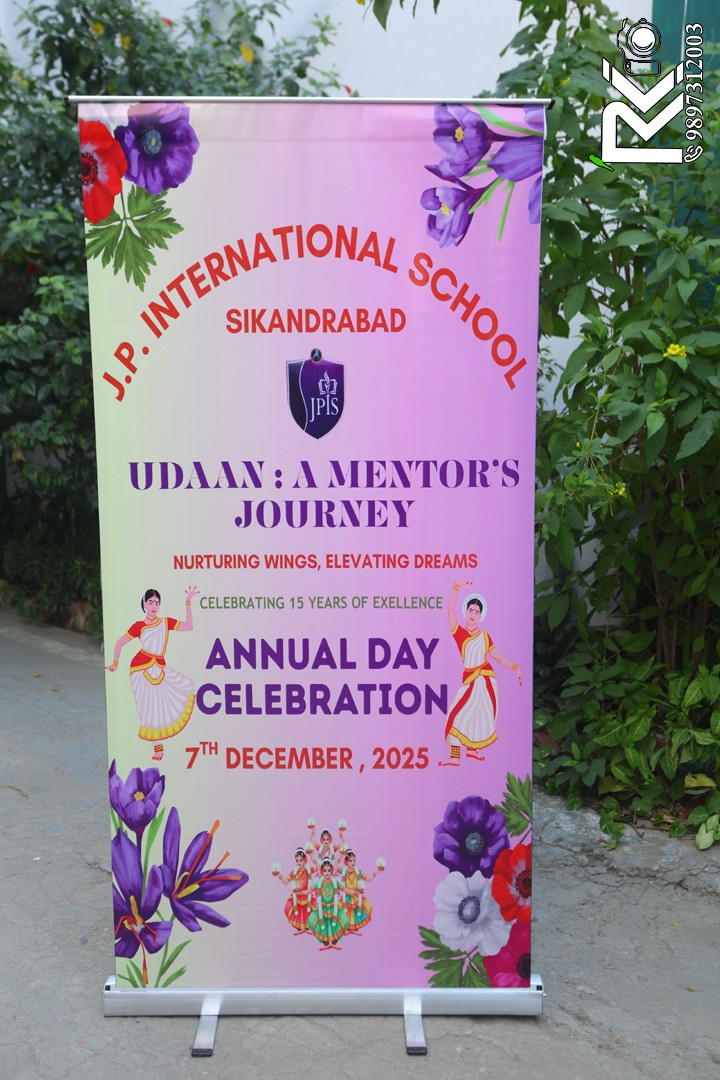 Students presenting during a JPIS school cultural event