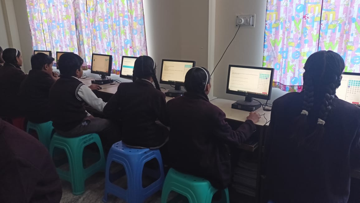 Students in computer lab